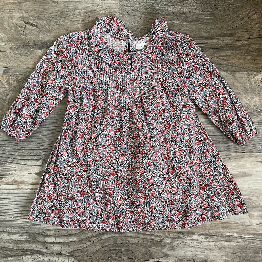 Doen Floral Print Dress Girls Size 2